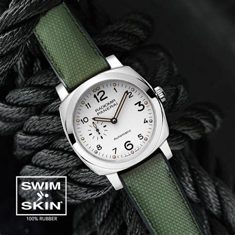 panerai military green strap|panerai aftermarket straps.